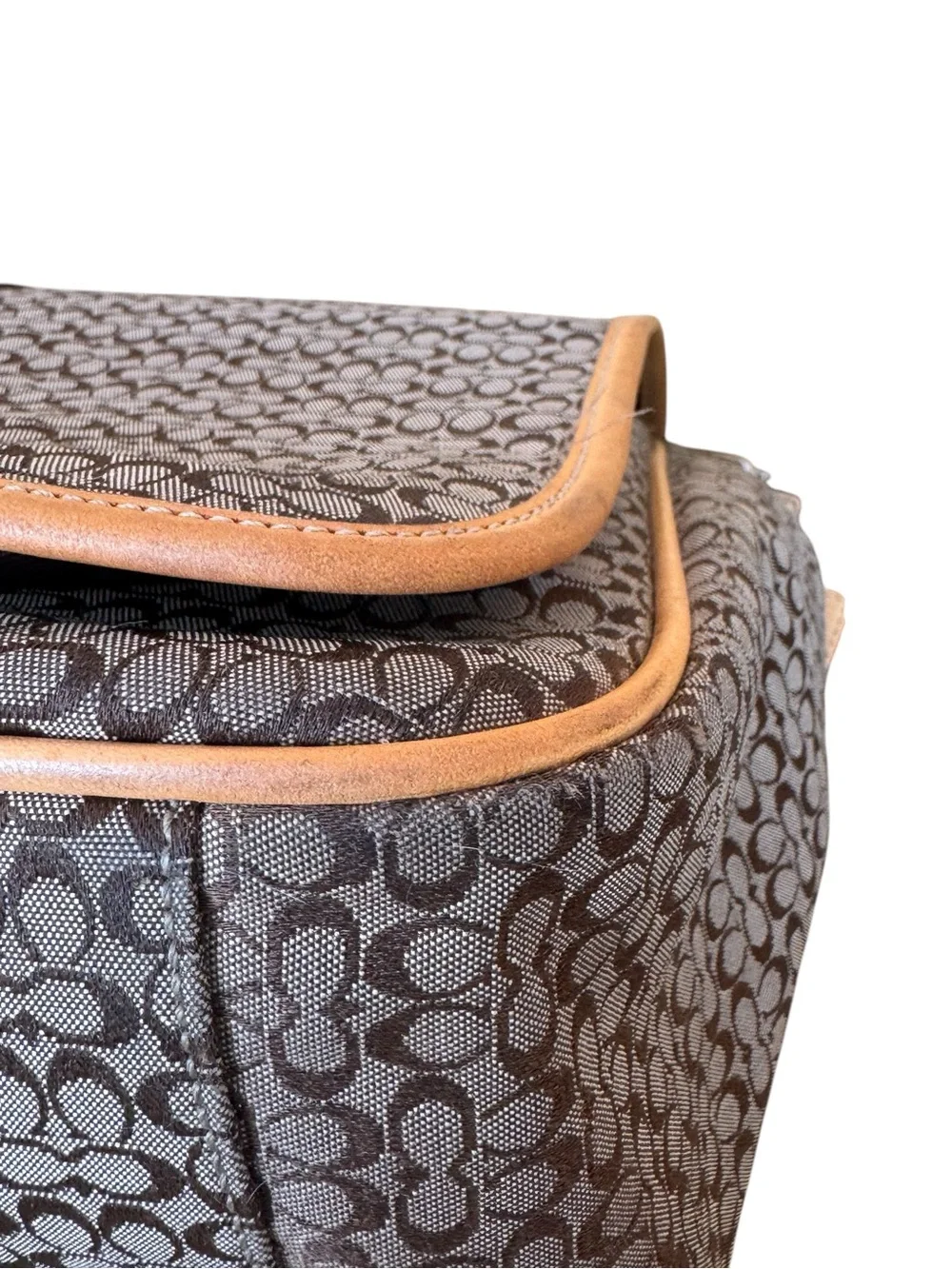 Coach Signature Hudson Commuter Messenger Bag 2007